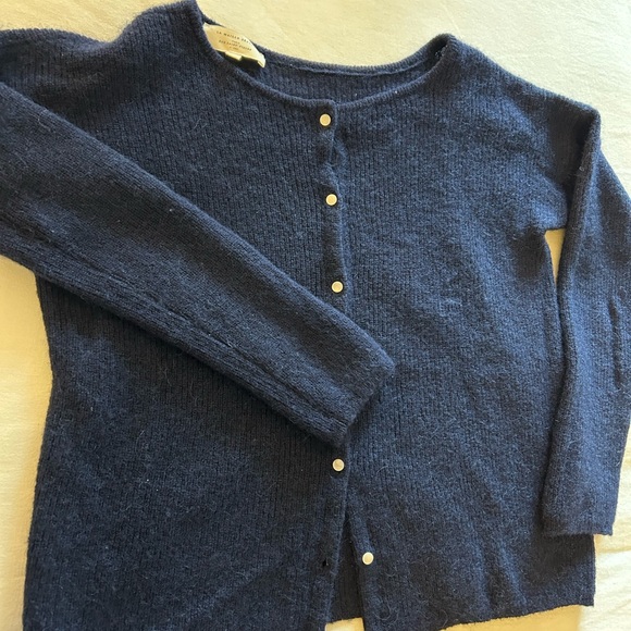 Sezane Gaspard sweater in navy blue - Picture 3 of 5